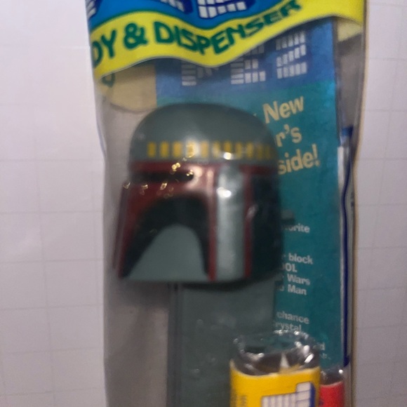 VINTAGE 1997 STAR WARS BOBA FETT PEZ CANDY & DISPENSER - Picture 4 of 6